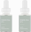 PuraHome Scent Refill - Smart Air Diffuser - Up to 120-Hours of Luxury Fragrance per Refill - Home Essential - Clean & Safe Diffuser Fragrance - 2 Pack, White Tea No. 1