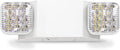 1PK LED Emergency Lights, Commercial Emergency Lights for Business, Power Outages, Offices, with Backup Battery (90 Minutes), Wall Mount, Hard Wired, 120-277V, Fire Resistant (94V-0) UL