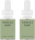 Pura x Studio McGee Smart Home Air Diffuser - Smart Home Air Diffuser - Up to 120-Hours of Luxury Fragrance per Refill - Spring & Summer Fragrance - 2 Pack, Neroli Basil