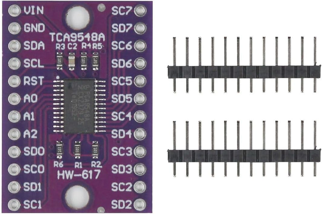 10pcs TCA9548A IIC Multi-Channel Expansion Module 8-Channel I2C Communication Development Board with Reset Function for Arduino