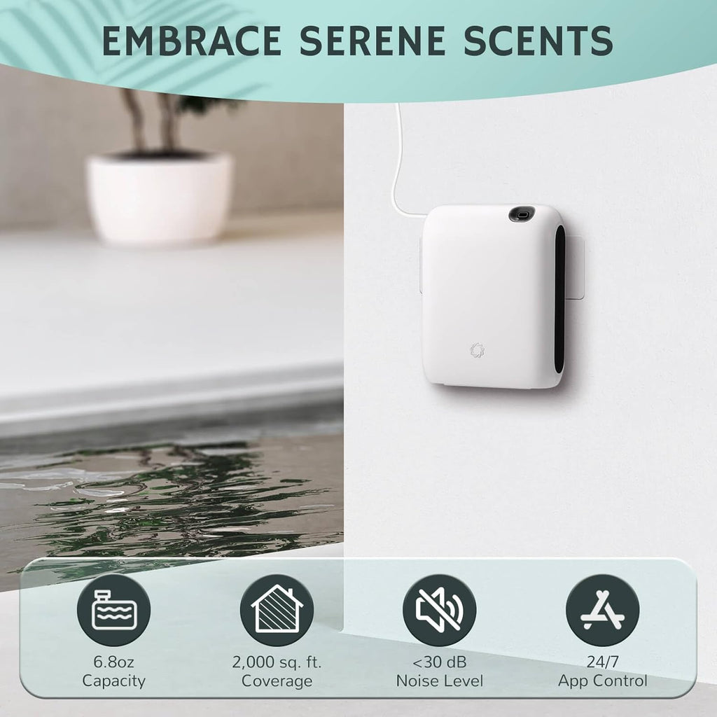 Airthereal Portable Nebulizing Scent Air Machine, 200ml Waterless Fragrance Diffuser with Cold Air Technology and Smart App Controlled - Coverage Area up to 2000 sq ft. for Large Room, Office, Hotel