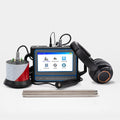 PQWT CL200 Water Leak Detectors for Home and Outside Wall Water Pipe Detector Acoustic Pipeline Leakage Detection Kit Professional Sensor Noise Reduce Headphone LCD Touchscreen Carry Case 2 Meters