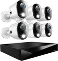 Night Owl 2-Way Audio 12 Channel DVR Video Home Security Camera System with (6) Wired 2K HD Indoor/Outdoor Deterrence Cameras and 2TB Hard Drive (Add up to 4 More Wired and 4 Wi-Fi Cameras) (6 Camera)