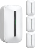 Ecoey Carbon Monoxide Detectors Plug-in with Advanced Electrochemical Sensor 10 Year Carbon Monoxide Detector Foldable Plug with Battery Backup CO Detector for Home and Kitchen FJ146A, 4 Packs