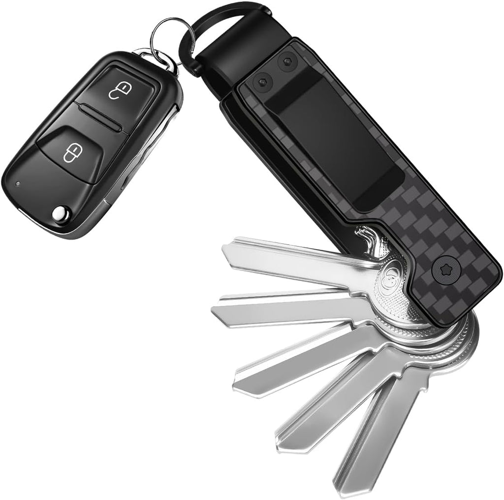 Keychain Key Holder Keychain Tile For Men/Women Key Finder Ring/Organizer for Car Keys Keyring Accessories 2-5 Keys