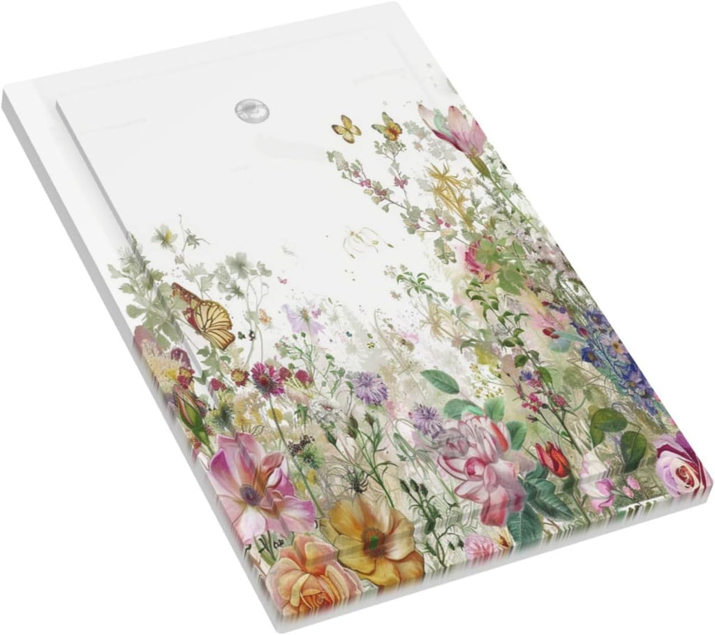 Light Switch Cover Plate Boho Wildflower Colorful Floral Butterfly 1 Gang No Device Blank Electrical Wall Plates Faceplate Decorative Switch Plate For Bed Room Living Room Decor