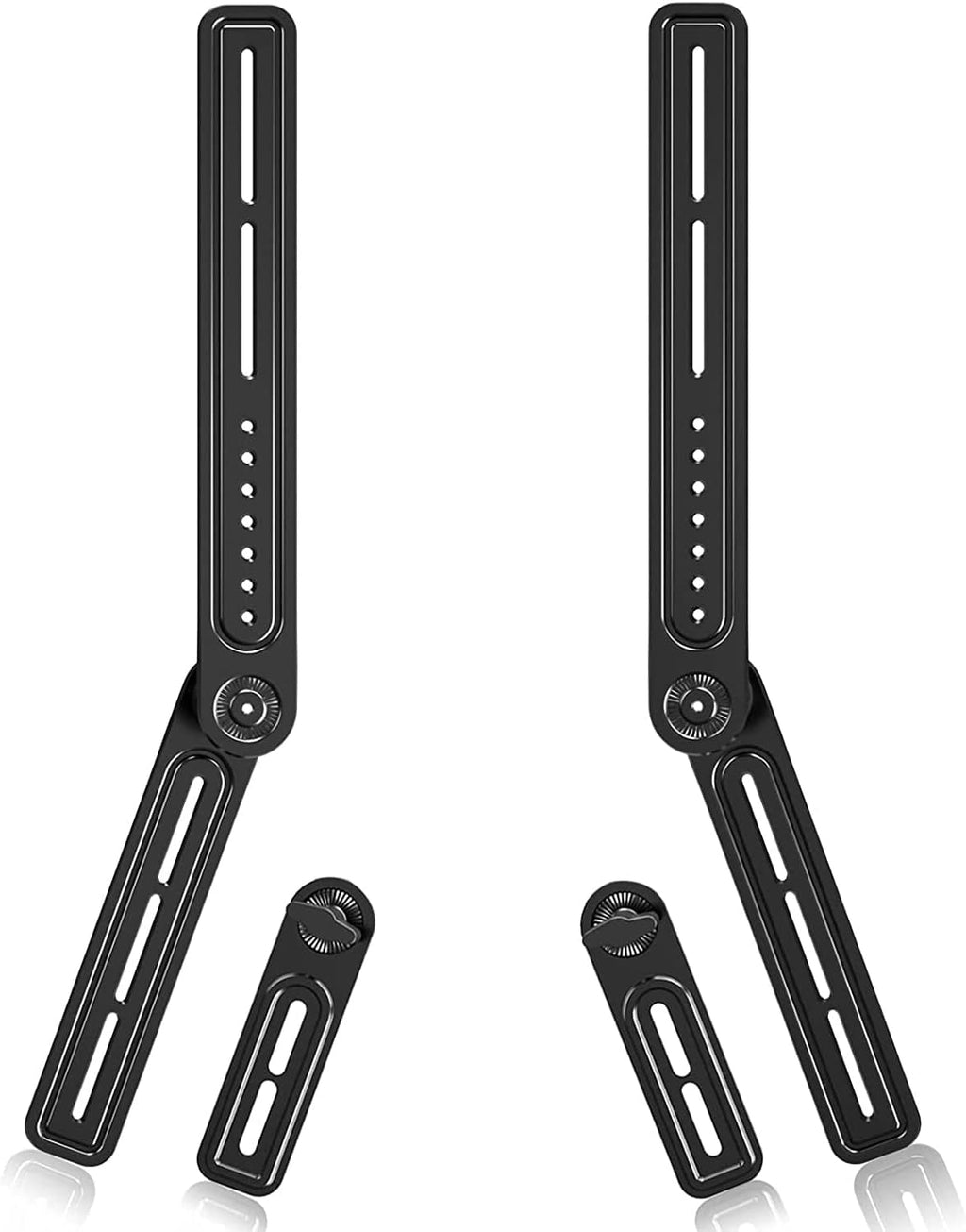 Universal Sound Bar Mount Bracket for Above/Under TV, Fits 23-65 Inch TVs, up to 22 lbs by XINLEI SBR301