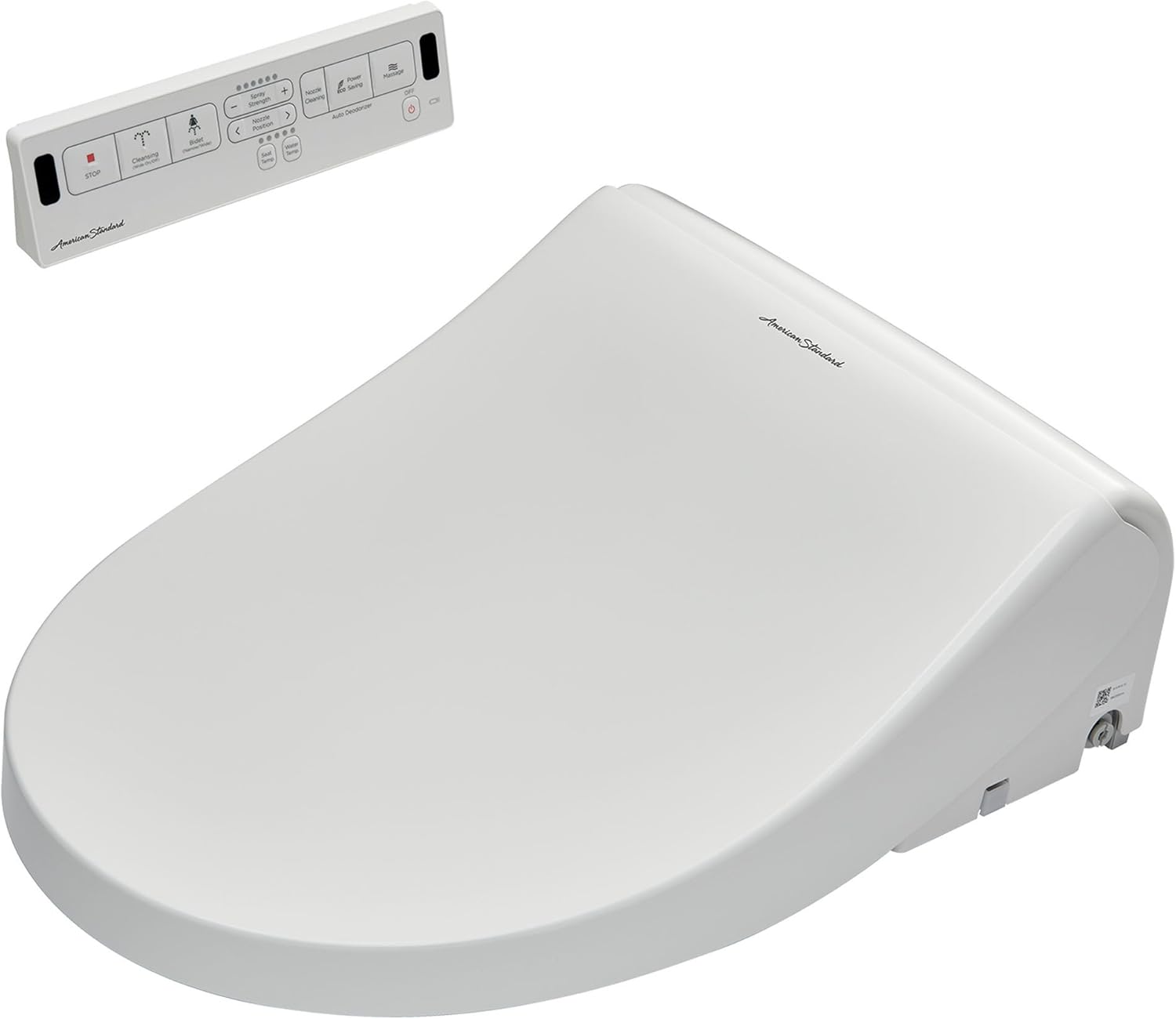 American Standard 8012A80GRC-020 Advanced Clean AC 2.0 SpaLet Bidet Seat with Remote Control Operation, White