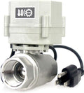 BACOENG 2 Way Motorized Ball Valve, 1 Inch DN25 Electrical Ball Valve, 110VAC Stainless Steel Electric Water Valve