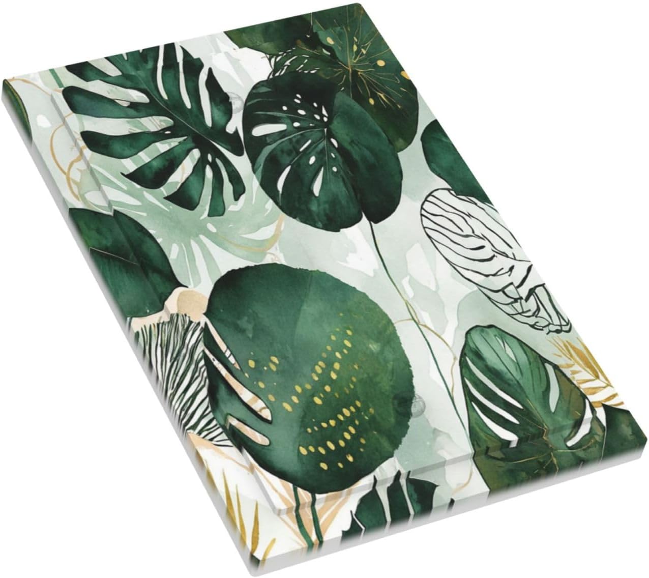 Light Switch Cover Plate Boho Tropical Leaves 1 Gang No Device Blank Electrical Wall Plates Faceplate Decorative Switch Plate for Bedroom Bathroom Decor