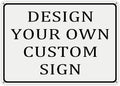 Custom Metal Signs for Outdoor, Personalized Business Signs, Rust-Free Aluminum, 10x7 Inches, Fade-Resistant, Ideal for Office, Home, or Workplace