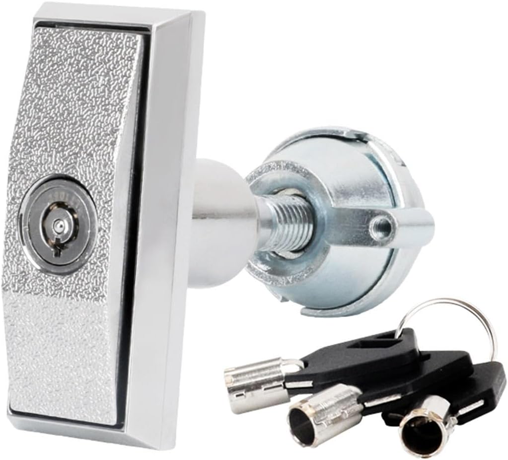 Vending Machine Key,T-Shaped Vending Machine Lock,Non Universal Key Combination,High Security,Suitable for Coin Operated Gaming Machines,Self-Service Car Washing Machines,Etc