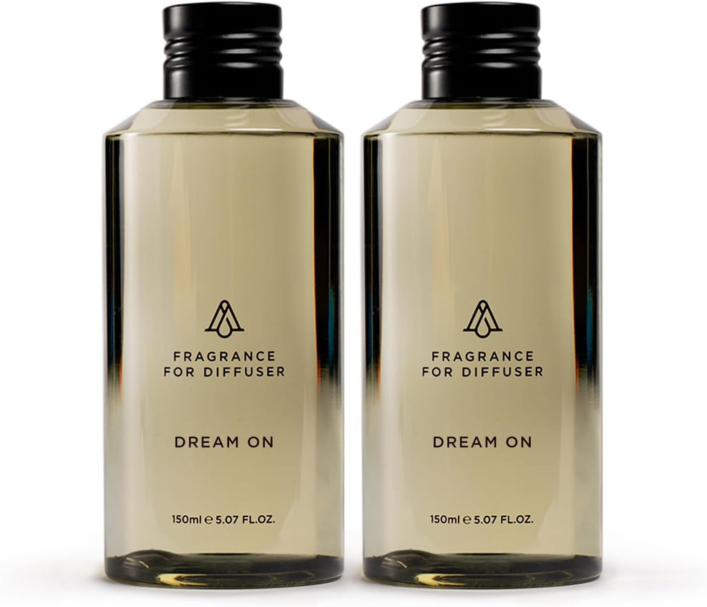 AromaPlan Hotel Scents Dream On 5 Fl Oz (2 Pack), Luxury Aroma & Hotel Fragrance Diffuser Oil- Hotel Diffuser Oil for Aromatherapy- USA Made, Bigger Bottle, Bolder Aroma & Longer Lasting