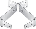 2PCS Garage Door Sensor Bracket Compatible with GSTB-R STB-BL Garage Door Sensors Replacement, Sturdy Metal, Wall Mount, Silver