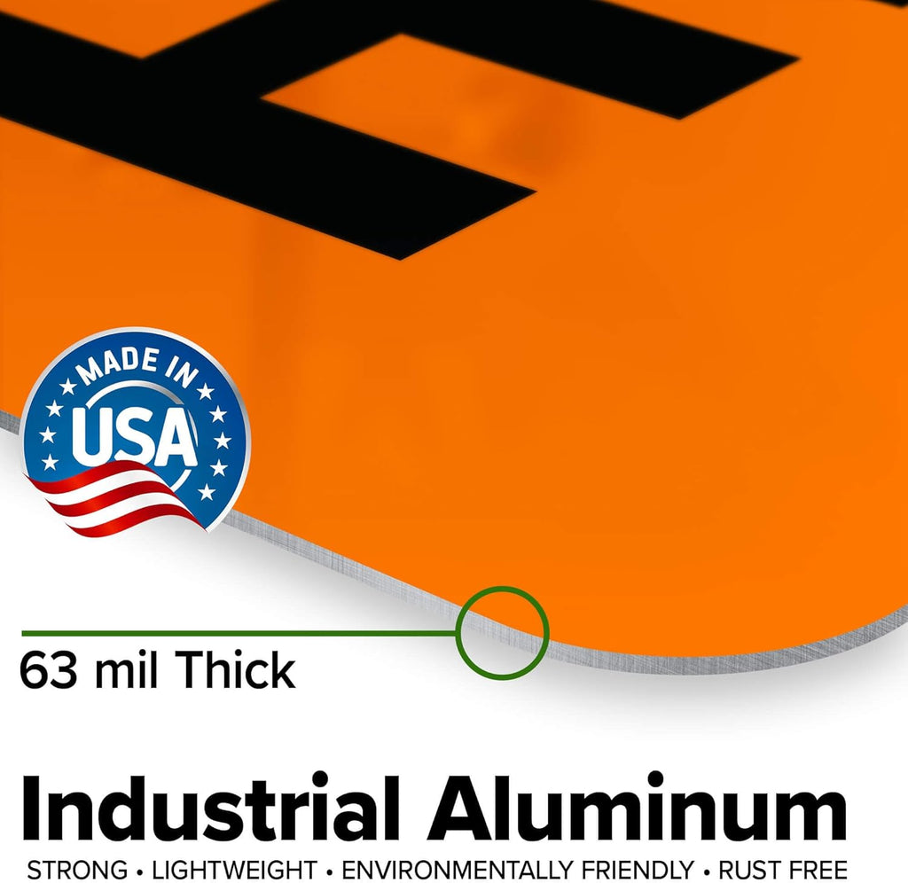 Custom warning Sign, OSHA Sign, 24x30 Inches, Rust Free .063 Aluminum, Fade Resistant, Made in USA by My Sign Center