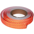 Reflective Tape Orange 1 inch, Outdoor Waterproof High Visibility Warning Industrial Marking Tape, Safety Stickers (68 feet)