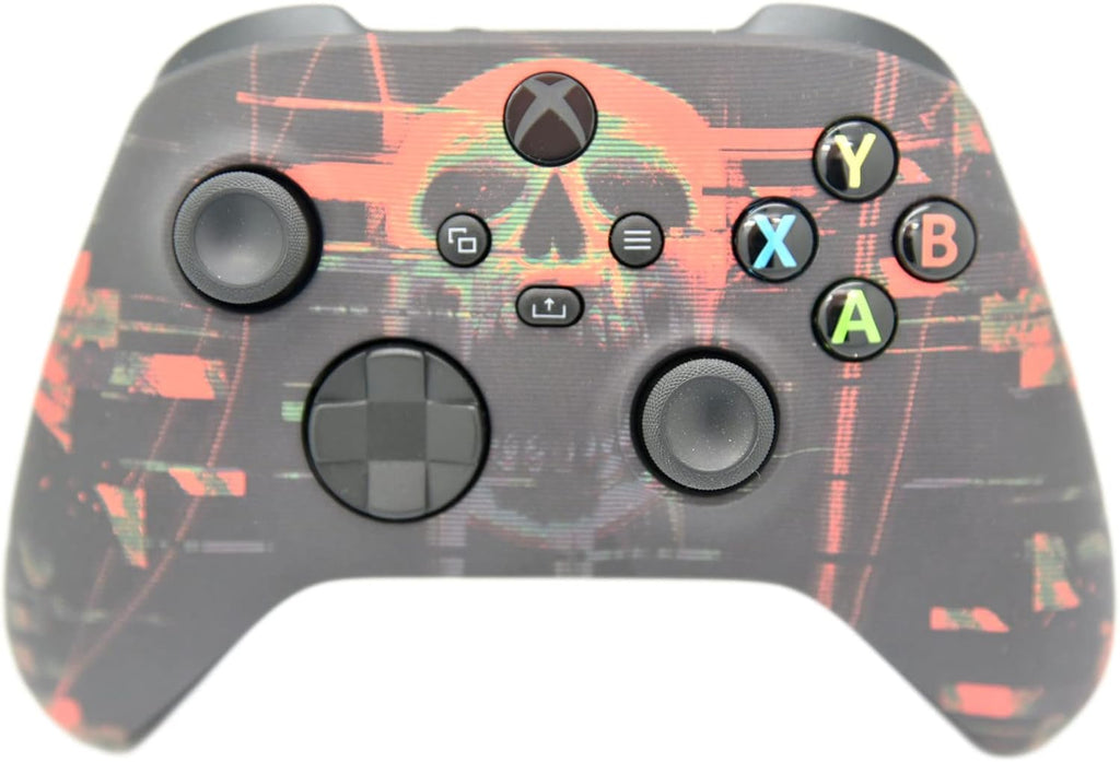 Hand Airbrushed Fade Custom Controller Compatible with Xbox Series X/S & Xbox One (Series X/S Digital Skull)