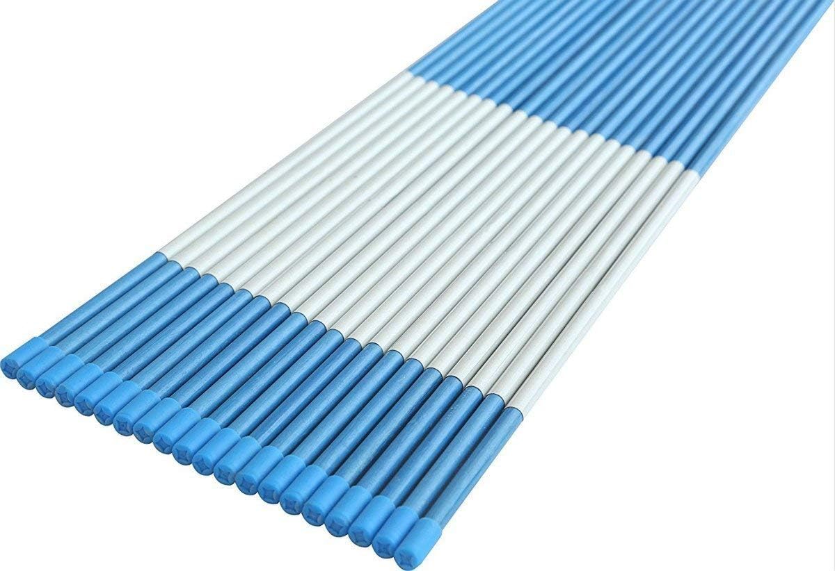 FiberMarker 72-Inch Snow Markers Driveway Reflectors Snow Stakes 20-Pack 5/16-Inch (Dia.), Blue