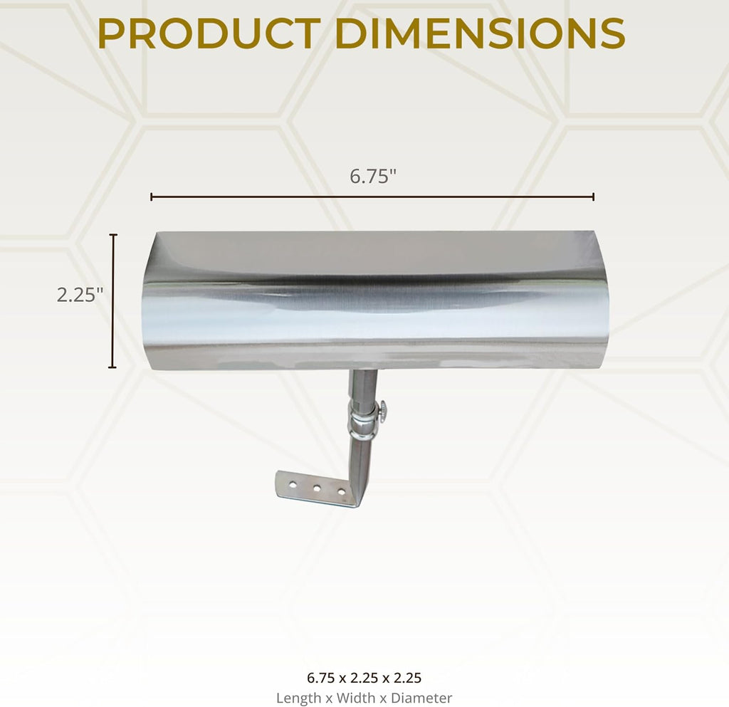 Royal Designs, Inc. Cordless Remote Control LED Picture Light, Dimmable with Timer Function, Brushed Nickel, 6.75 Inches