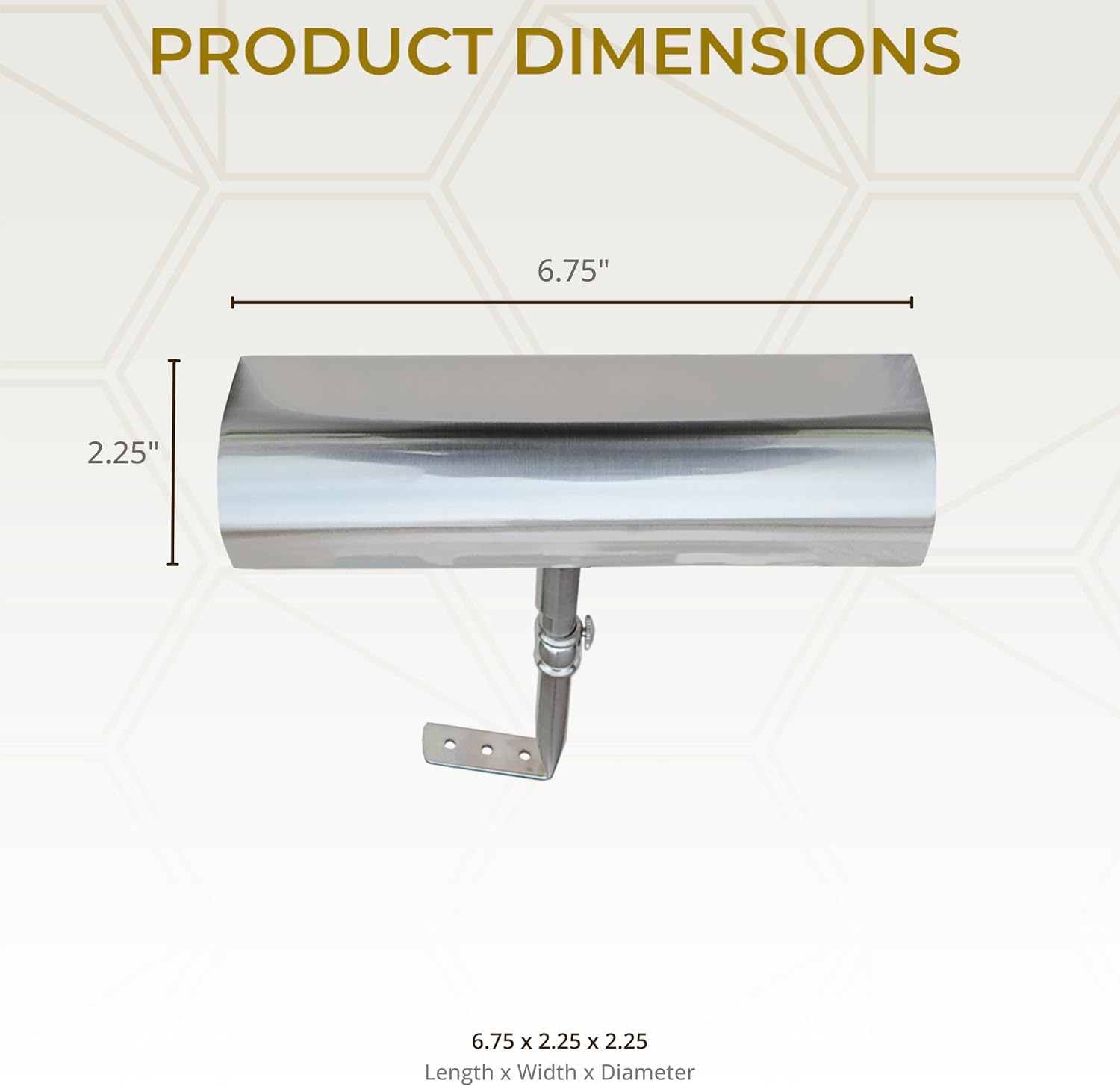 Royal Designs, Inc. Cordless Remote Control LED Picture Light, Dimmable with Timer Function, Brushed Nickel, 6.75 Inches