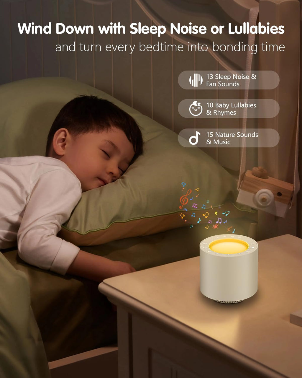 Baby White Noise Machine: Red Light Therapy Sleep Sound Machine with 38 Soothing Sounds & Calming Womb Soother Shusher, Memory Function, Dimmable Nursery Night Light with Timer, Baby Gift