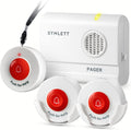 Caregiver Pager Wireless Nurse Call Buttons for Elderly Monitoring SOS Alert System Portable Alarm Call Bell for Nursing Home Care Seniors Patients Emergency