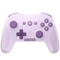 Bluetooth Controller for Switch/Mac/PC/Steam/Mobile Phone/iOS/Android//TV/iPad/Table/Apple Arcade MFi Games, switch pro controller wireless with Adjustable Dual Motion,Turbo,Macros,6-Axis,Wake Up for Black Myth: Wukong (Black) (Purple) (Purple)