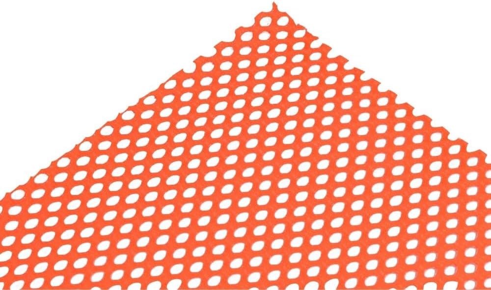 Mytee Products (4 Pack) 18"x18" Orange Safety Flags for Truck Loads w/Dowel - DOT Compliant Jersey Mesh Warning Flags on Stick for Oversize Wide Load, Construction, Road Traffic, Pedestrian Signs
