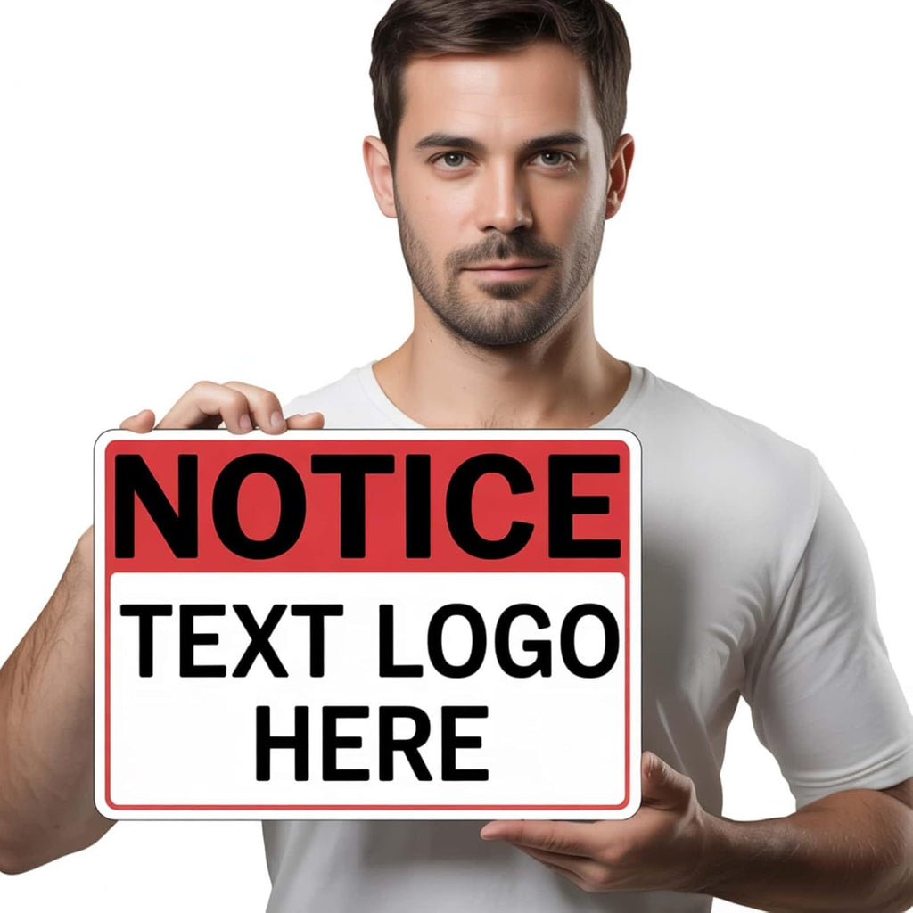 Custom Metal Sign Outdoor, Personalized Signs for Office, Business, or Home, Fade-Resistant Rust-Free Aluminum, 10x7 Inches