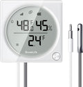 GoveeLife WiFi Refrigerator Thermometer Hygrometer Pro with 2 in 1 Alarm, Monitor Sensor for Freezer, Wireless Digital Freezer Temperature Humidity with App Alert, LCD Display(Gateway Not Included)