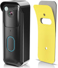 No-Drill Adhesive Doorbell Mount Compatible with Blink Doorbell (2nd Gen), Door Mounting Holder Bracket Accessories, Not Block Motion Sensor Anti-Theft Camera Mount for Home, Apartment, Office, School