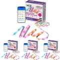 WiZ Connected 16.4 ft LED Light Strip for Your Smart Home - Flowing Multicolor LED, Color-Changing, Cuttable - Voice/App Control - Works with Google Home, Alexa and HomeKit (Pack of 4)