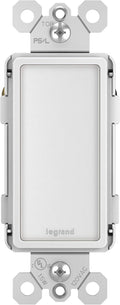 Legrand radiant NTLFULLWCC6 Full Adjustable LED Night Light Outlet, For Hallways and Stairs, Optional Louver, White (1 Count)