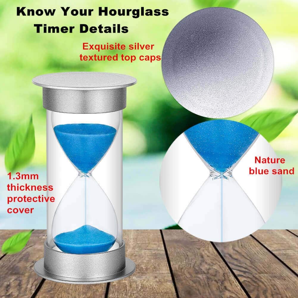 SuLiao Hourglass Sand Clock Timers: 30 Minute Hour Glass Timer,Sand Watch for Kids Teachers Classroom Games