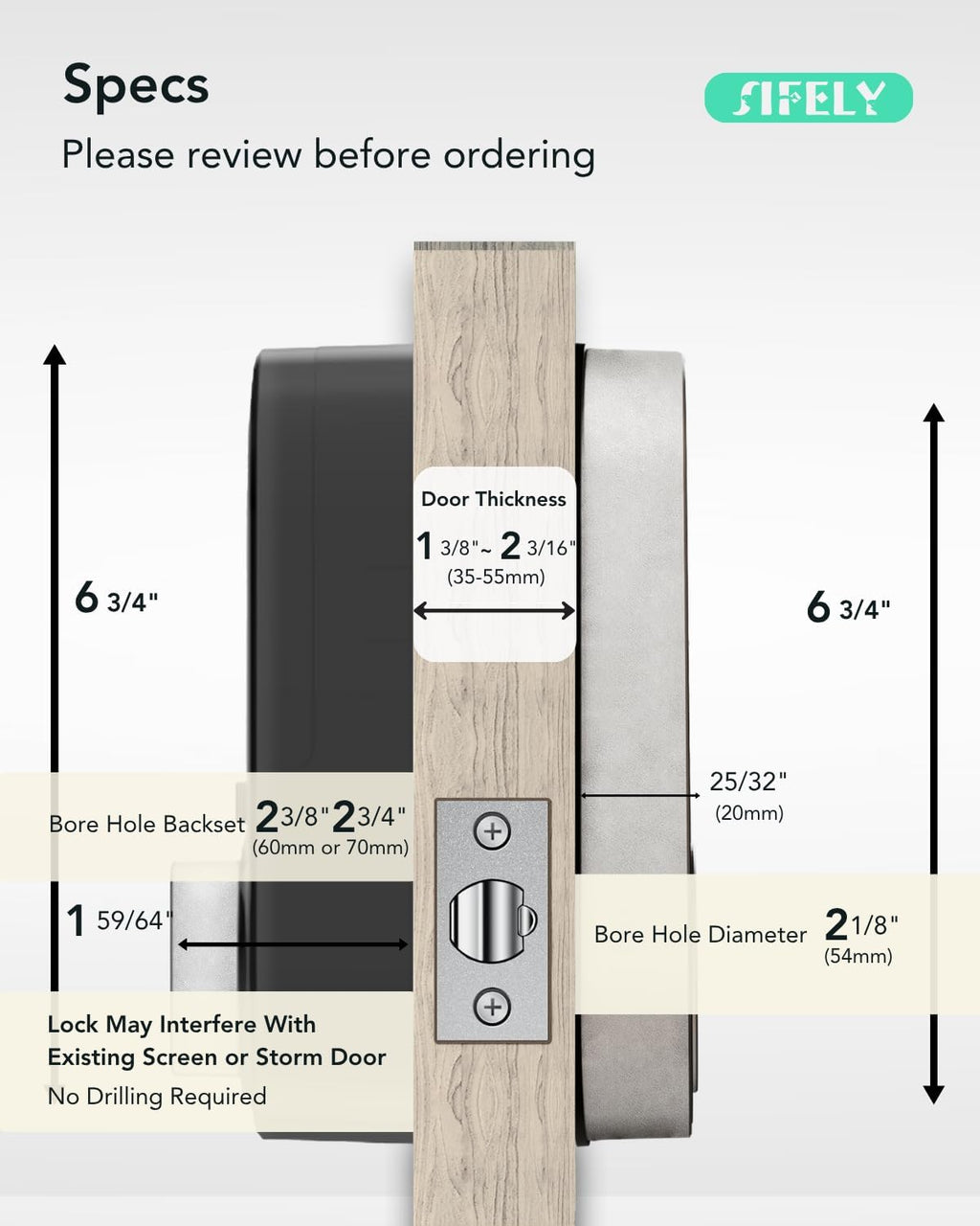 Keyless Entry Smart Deadbolt with Keypad – App Control & Auto-Lock for Home, Airbnb & Rental, 150+ Codes, Easy DIY Install (No Fingerprint), Alexa & Google Compatible