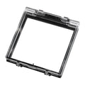 Button Switch Cover, 55mm Dustproof Button Switch Cover Protector with Double-Sided Tape for PC, Computer, Desktop, Industrial Power Switches & Control Panels Square