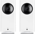 Wyze Cam Pan v2 360° Pet Camera with Phone App PTZ Indoor Smart Security Camera for Dog Cat Baby Elderly Monitoring, 2-Pack