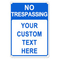 Custom Sign Outdoor Metal Vertical, Personalized Metal Sign for Parking, Gate, Delivery, Garage, Weatherproof Customized Signs for Outside, Make Your Own Signs Custom(14x10 Inches, Header)