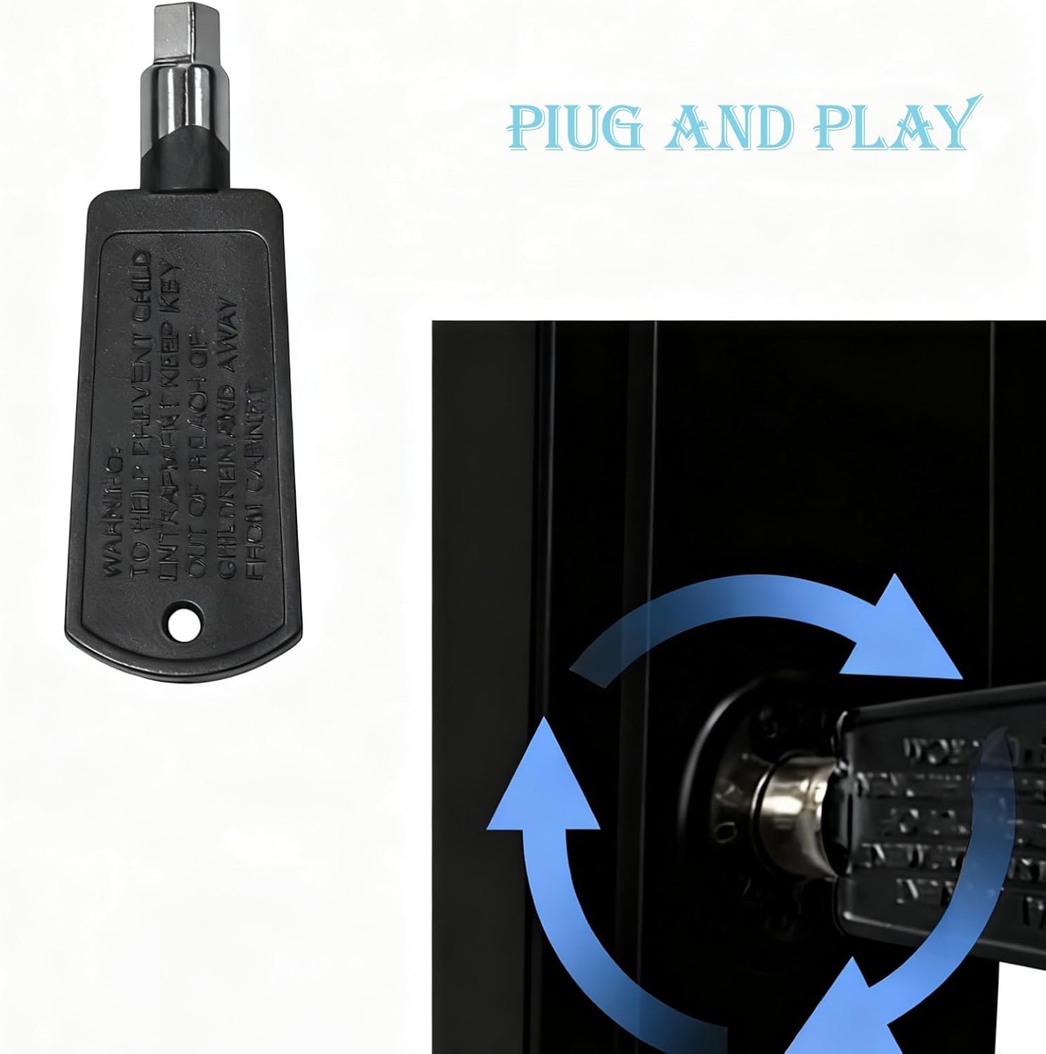 5304485424 Freezer Door Lock Key | Direct Replacement for Frigidaire FFBC4622QS/FFBC4622QS1 Wine Cellars | Fits AP5331004, 2211112, AH3506557, PS3506557