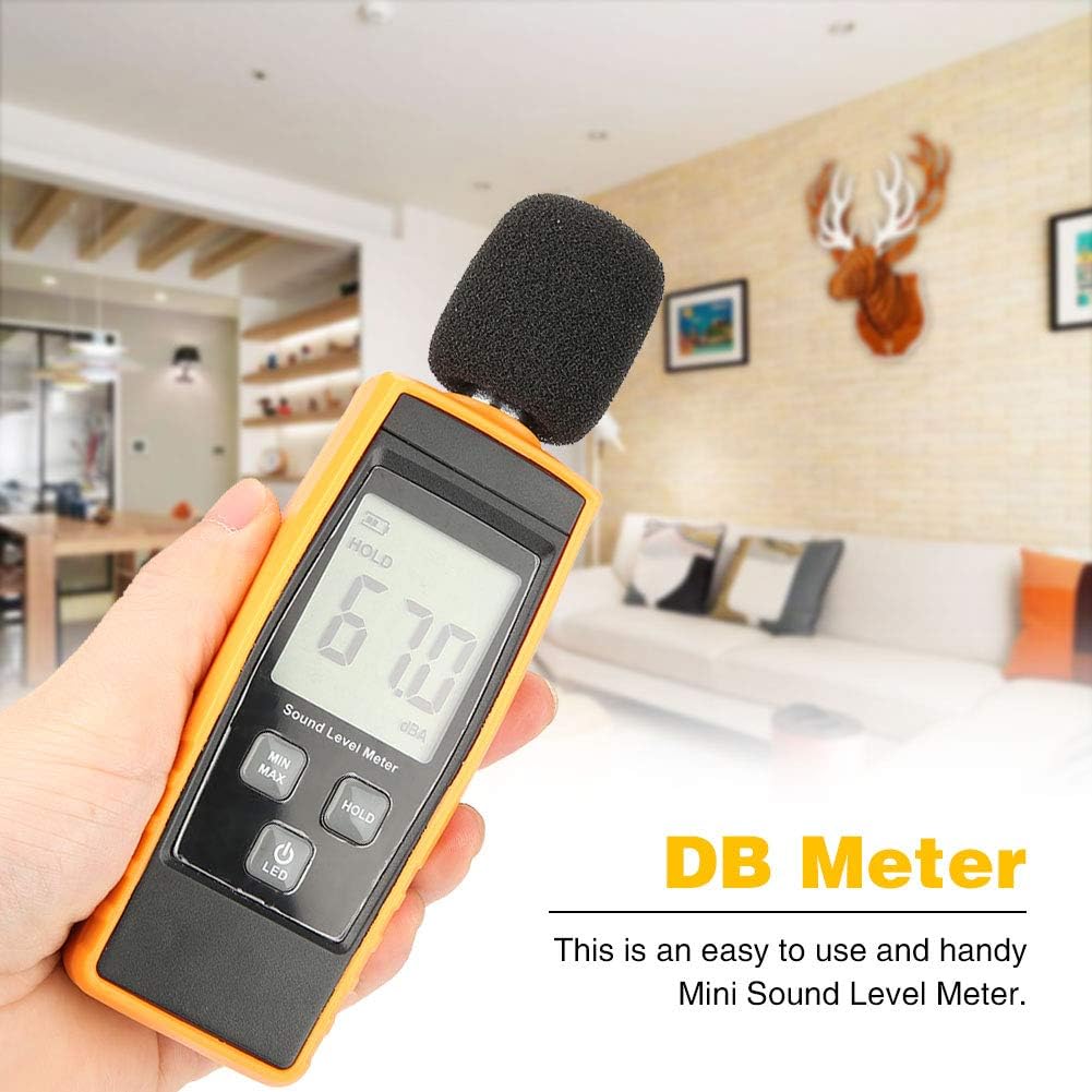 Decibel Meter LCD Digital Sound Level Meter DB Meter Environmental Noise Tester
