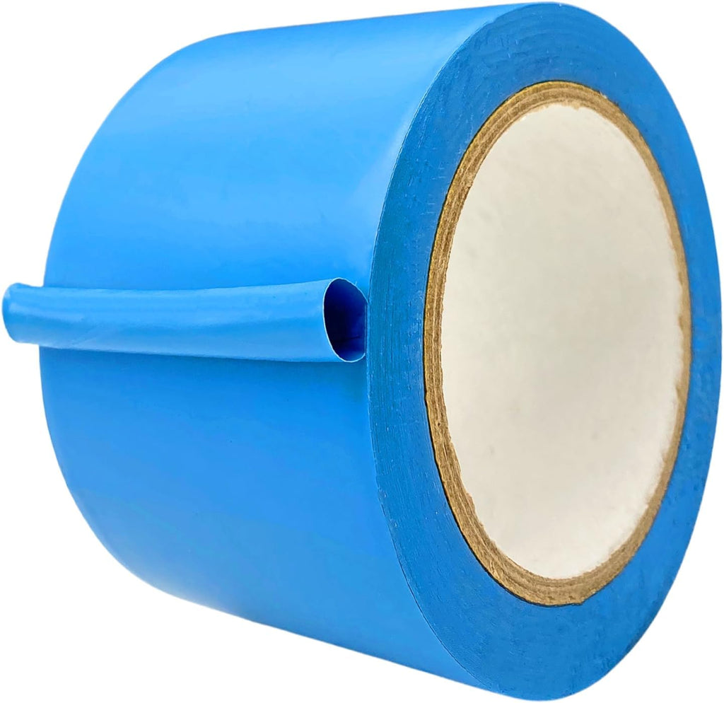MAT Vinyl Marking Tape Light Blue - 3 inch x 36 yds. for Safety Floor Marking (School Gym, Restaurants, Warehouse), Dance Floor Splicing, Pinstriping Cars & Boats