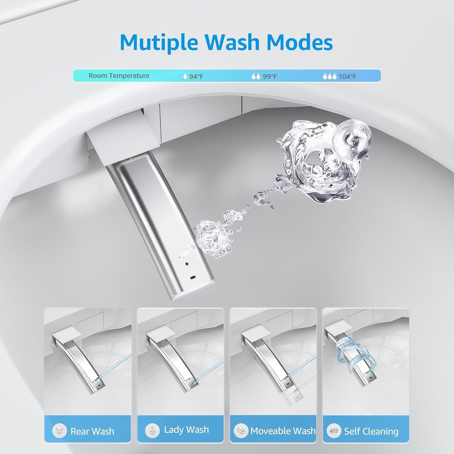 Smart One-Piece Toilet with Built-in Bidet, Elongated Tankless Design, Instant Warm Water, Dual Flush with Auto & Foot Sensor, Heated Seat, ADA Height, Foam Shield, Modern Bathroom Toilet