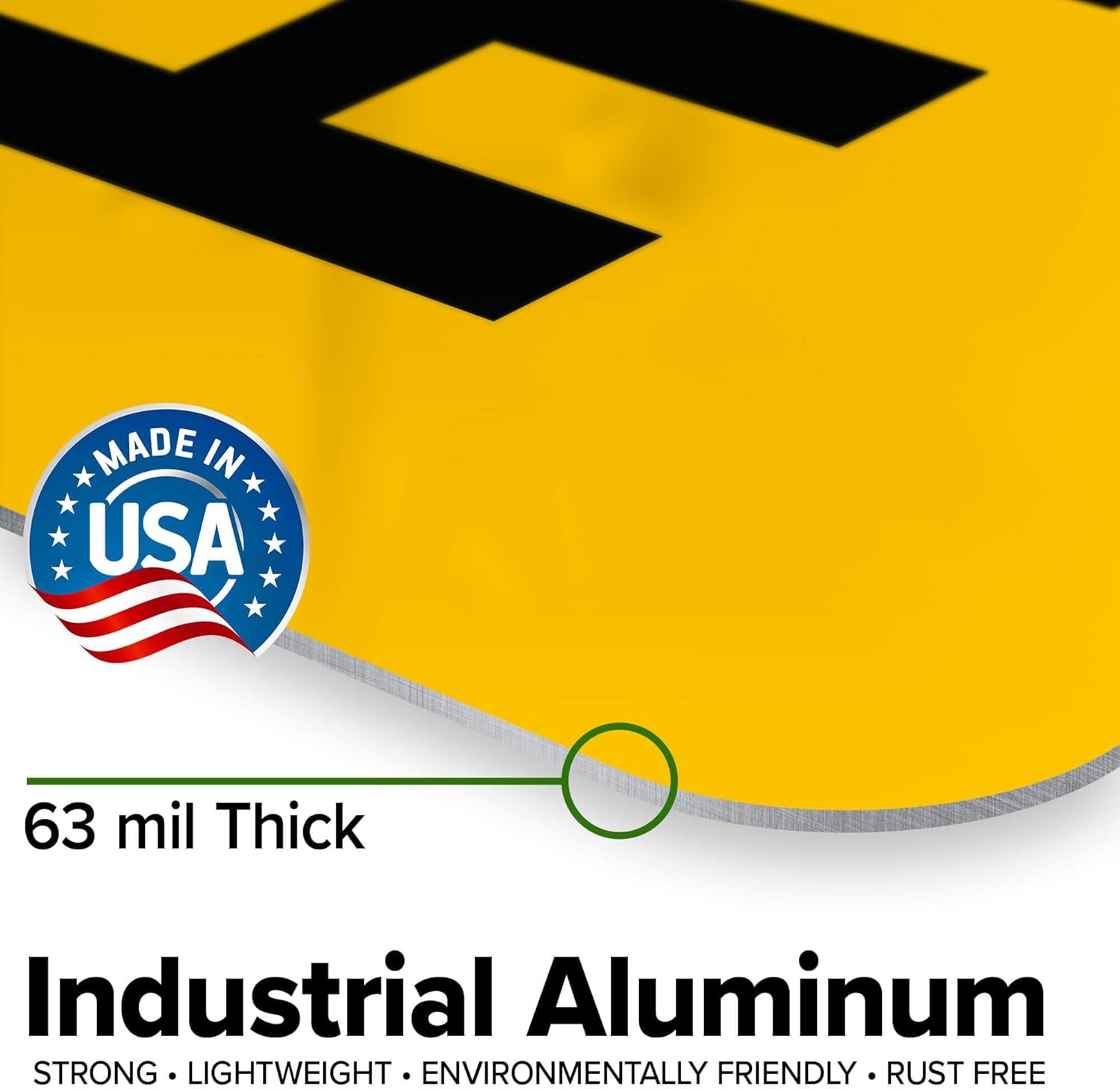 Custom Caution Sign, OSHA Sign, 24x30 Inches, Rust Free .063 Aluminum, Fade Resistant, Made in USA by My Sign Center
