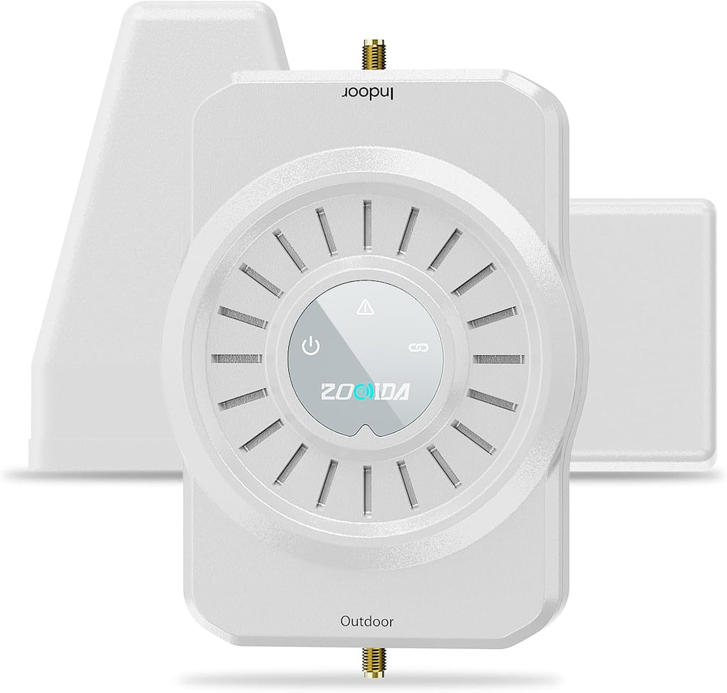 Cell Phone Signal Booster for Home Multi-Room, ZORIDA Cell Phone Booster for All U.S. Carriers Home Office, Boost 5G 4G for Verizon,72dB High Gain Antennas, Verizon, AT&T, T-Mobile App Support