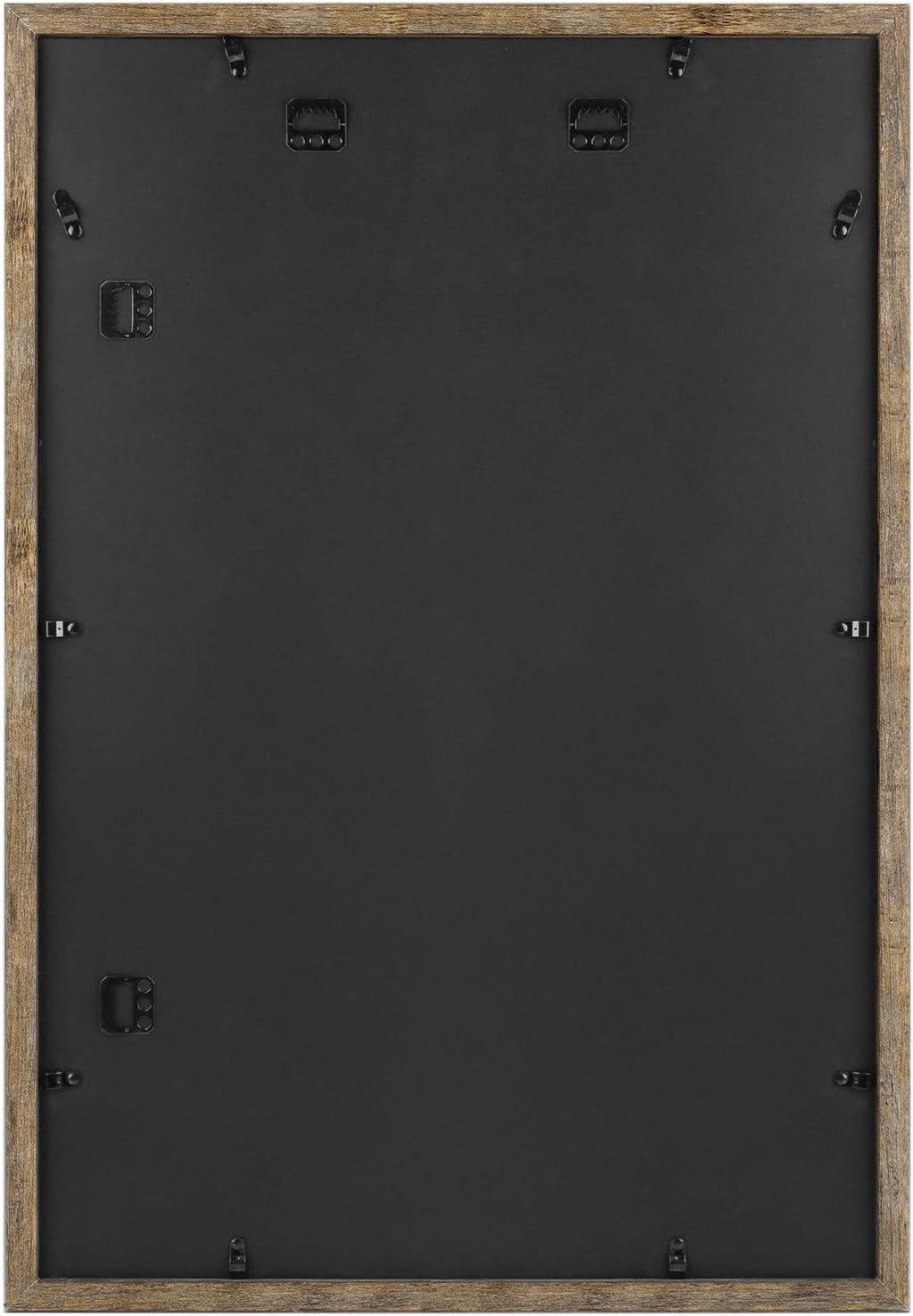Golden State Art, 16x24 Picture Frame With Mat for 12x18 - High Definition Glass Wall Mounting Horizontal Vertical Display (Light Brown, 1 Pack)