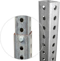 SmartSign Complete Breakaway System | Post - 8' Tall, 1.5" Wide and Base - 3' Tall, 1.75" Wide, Attachment Hardware Included