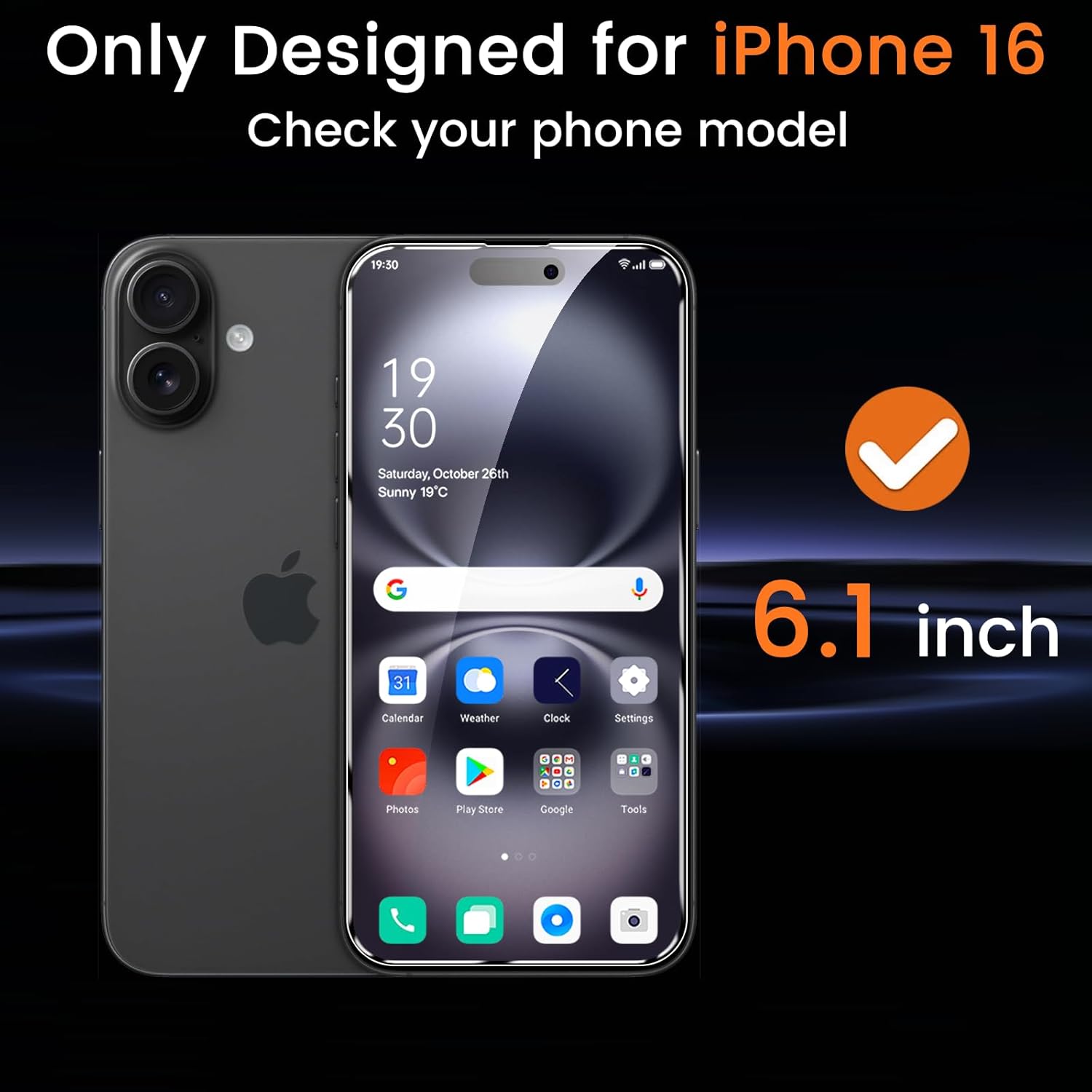 4+4 Pack Privacy Screen Protector for iPhone 16 6.1-Inch with 4 Pack Camera Lens Protector, Anti Spy Tempered Glass Film 9H Hardness Case Friendly