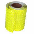 Fluorescent Yellow Reflective Tape Outdoor Waterproof 4 inch, High Visibility Warning Safety Industrial Marking Tape (11 feet)