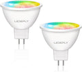 Zigbee MR16 LED Smart Bulb, Hub Required, Compatible with Phi*Lip*s Hu*e*, Alexa, Google, & ConBee, 5W =50W, GU5.3, Dimmable, AC/DC 12V, Color Changing & Tunable White, 2-Pack