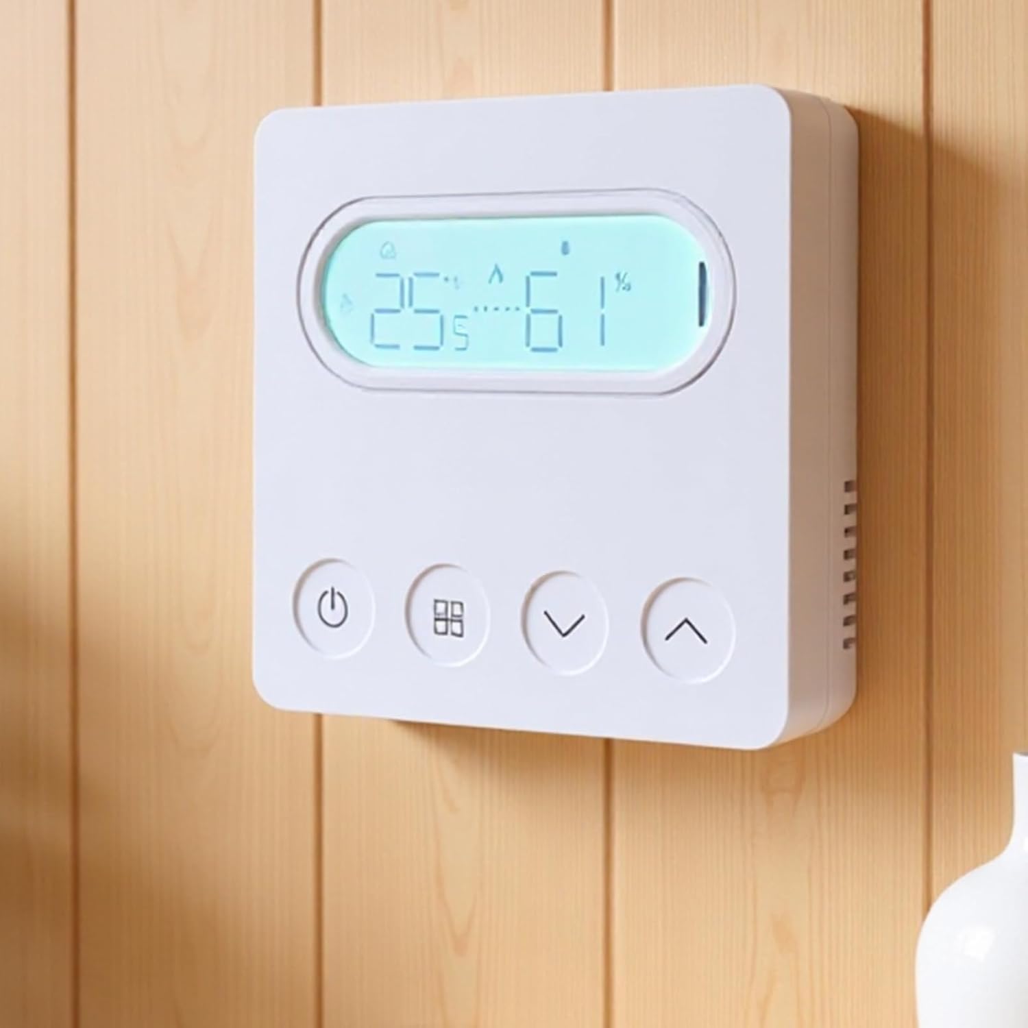 WALFRONT House Thermostat Intelligent Wall Thermostat for ZIGBEE Voice Control 7 Day Heating Plan Smart Room Heater for Water Floor Heating System
